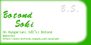 botond soki business card